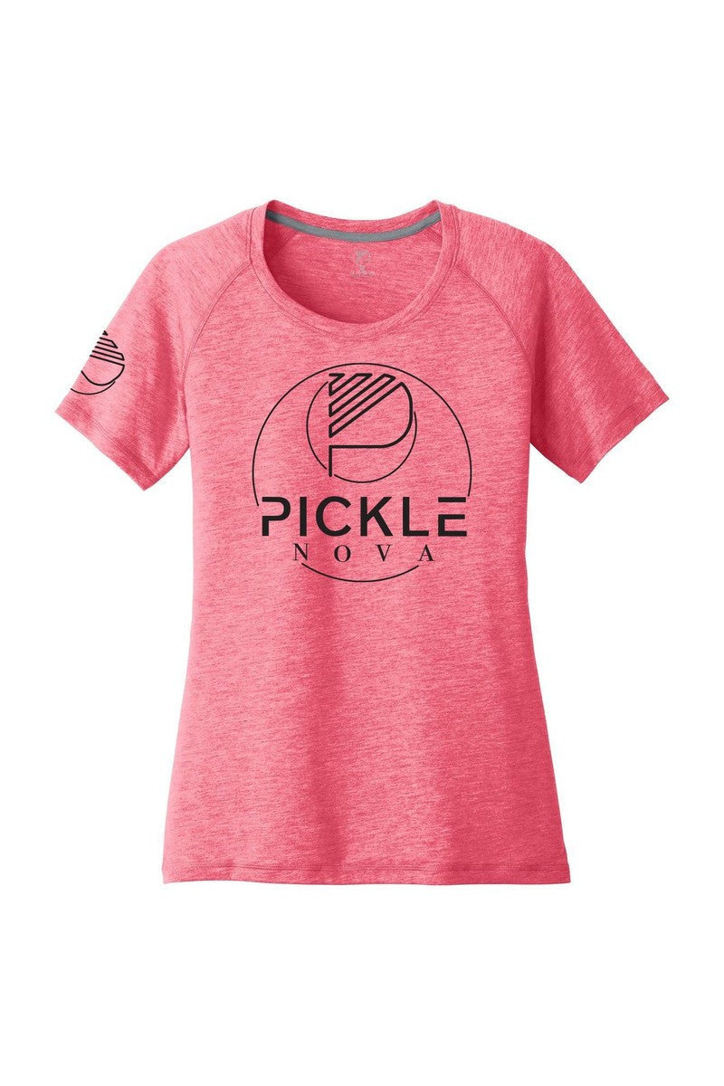 PN 2.0 Tre-Blend Performance Neck Tee - Pink Raspberry Heather
