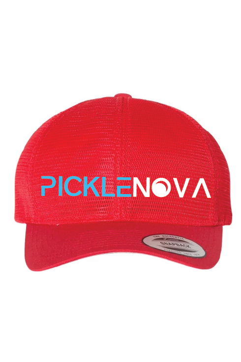 PickleNova Snapback Hat - Red