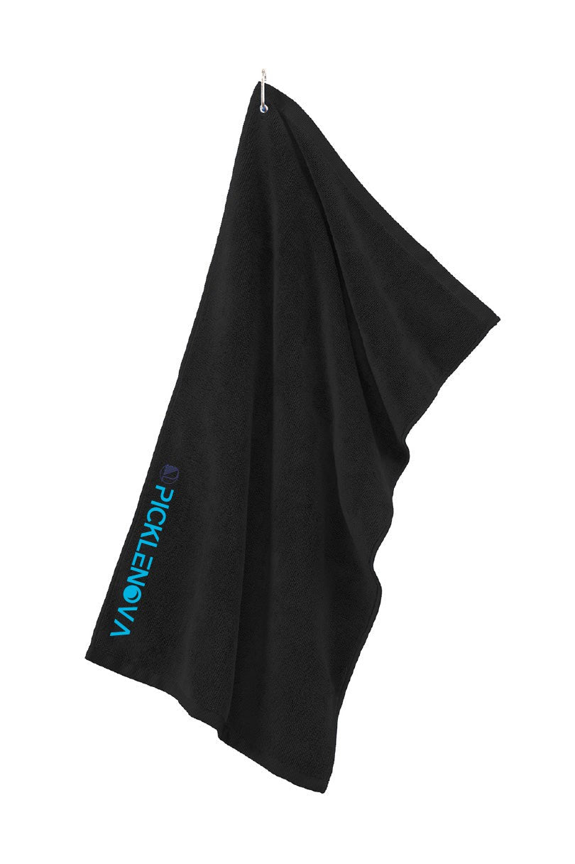 PickleNova Microfiber Towel - Black